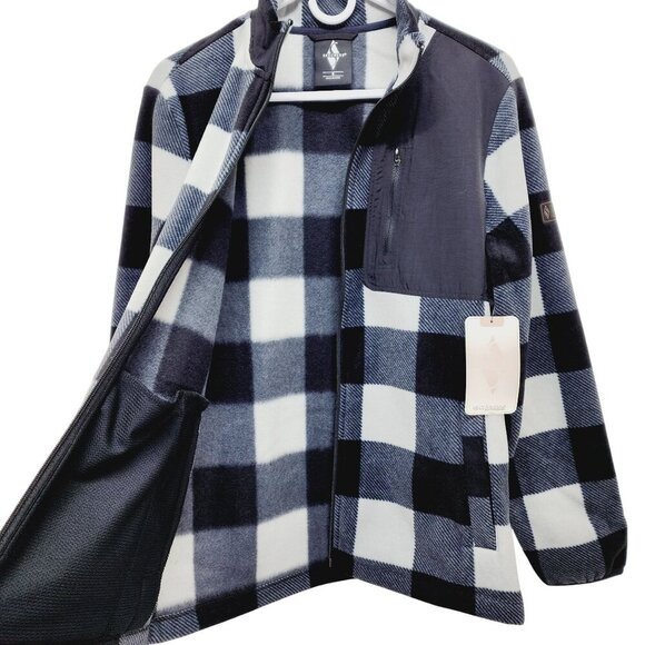 Skechers Mens Full Zip Jacket Size Small Black / White Lightweight & Comfortable - Picture 11 of 13